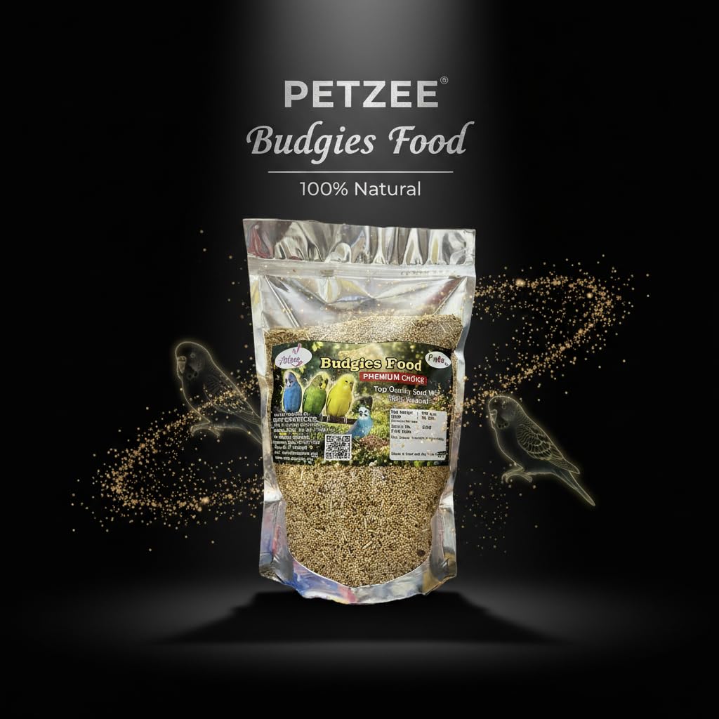 Bird Food for Budgies Mix Seeds, (950gms) for All Life Stages, High-Fiber Balanced Nutritious Daily Diet for All Bird Types