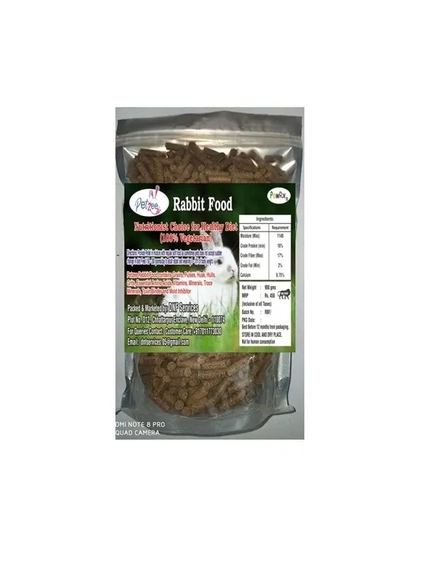 PETZEE Rabbit Food Highly Nutritious Diet Suitable For All Type Rabbits, Nutritionist Choice ( 950Gm), All Life Stages