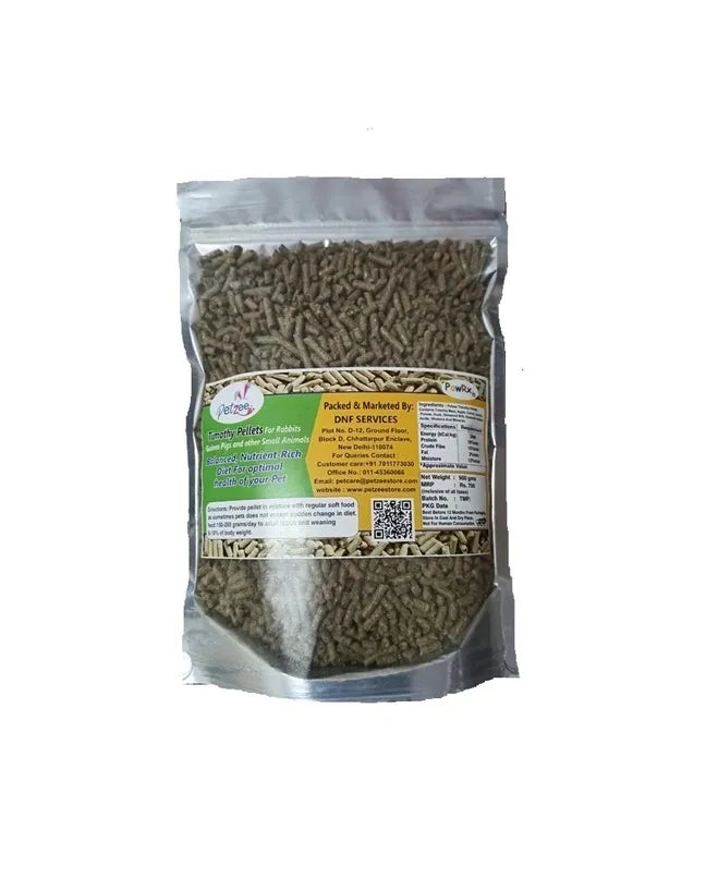 PETZEE Timothy Pellets Premium Nutritious Diet Suitable For All Types Rabbit, Guinea Pig, Nutritionist Choice (950Gm), Adult